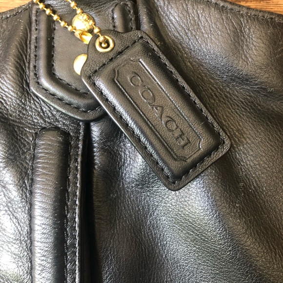Black Coach Leather Handbag - Picture 6 of 7
